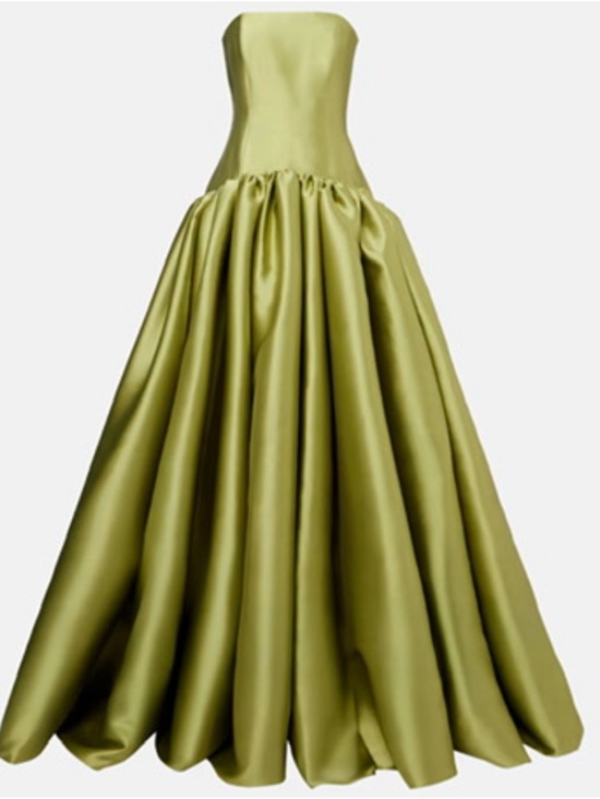 Solace London Dresses & Skirts - Solace London Olive Green Satin Prom Gown